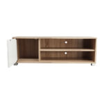 TV cabinet Ellon melamine sonoma-white 120x40x41cm - Слика 4