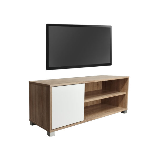 ТВ кабинет Елон меламин сонома-бел 120x40x41 см