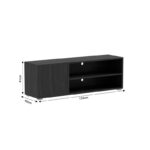 TV cabinet Ellon melamine zebrano 120x40x41cm - Слика 5