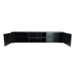 TV cabinet Darion melamine zebrano 180x40x41cm - Image 4