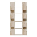 Bookcase Charles melamine natural 90x31x182.5cm - Слика 2