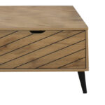Thelma sonoma melamine coffee table 120x60x41.6cm - Слика 3