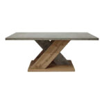 Coffee table Solange sonoma-grey color 110x55x47.5cm - Image 2