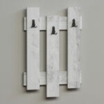 Nix Wave Hanger white antique color 45x3.5x66m - Image 2