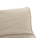 Lara bean bag-lounger fabric in beige color - Image 4