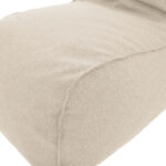 Lara bean bag-lounger fabric in beige color - Image 5