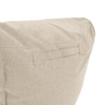 Lara bean bag-lounger fabric in beige color - Image 6