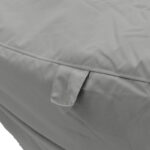 Leandro 100% waterproof bean bag-lounger in dark grey color 105x110x60cm - Image 5