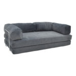 2-seater Perdian fabric in grey color