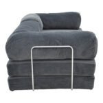 2-seater Perdian fabric in grey color - Image 4