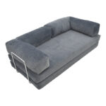 2-seater Perdian fabric in grey color - Image 5