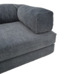 2-seater Perdian fabric in grey color - Image 6