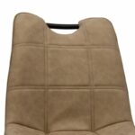 Chair Nely PU beige antique-black leg - Image 6