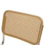 Chair Lusy pe fabric beige-chrome base - Слика 6