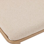 Giulia chair pe rattan fabric beige-metal natural 49x52x80cm - Image 6