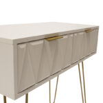 Console Isla in white painting - golden color 80x39x74cm - Слика 5