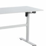 Height adjustable work desk Karla white 120x60x72/115cm - Слика 3