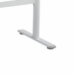 Height adjustable work desk Karla white 120x60x72/115cm - Слика 4