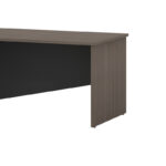 Work desk professional left corner Denith charcoal-walnut 220x180x75cm - Слика 4