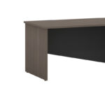Work desk professional right corner Denith charcoal-walnut 220x180x75cm - Слика 4