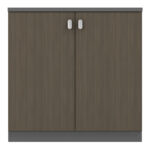 Низок професионален кабинет Денит темно сив-орев 80x40x80 см