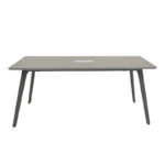 Meeting table professional Denith dark grey-walnut 180x100x75cm - Слика 2