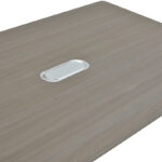 Meeting table professional Denith dark grey-walnut 180x100x75cm - Слика 3