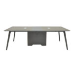 Meeting table professional Denith dark grey-walnut 240x120x75cm - Слика 2