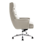 Manager's office chair Nagal PU in beige color 71x73x117-123cm - Image 5