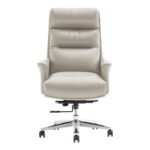 Manager's office chair Nagal PU in beige color 71x73x117-123cm - Image 6