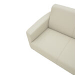 Three seater sofa Sidica PU in beige color 185x82x81cm - Слика 5