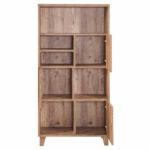 Bookcase PWF-0181-7 in Atlantic pine color 80x36x155cm - Слика 3