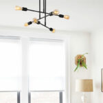 Ceiling light PWL-0102 Ε27 in black color D75x50cm - Image 2