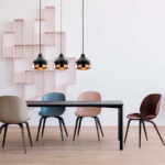 Ceiling lamp three-light Elprecious E27 black-bronze 67x17x110cm - Image 2