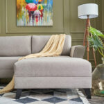 Versatile corner sofa-bed PWF-0536 cream fabric 300x202x78cm - Слика 4