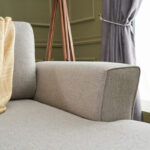 Versatile corner sofa-bed PWF-0536 cream fabric 300x202x78cm - Слика 5