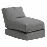 Bean bag armchair-bed Dreamy waterproof gray