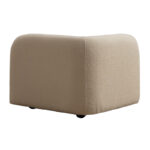 Armchair Tranquil fabric boucle cream 90x90x74cm - Image 3