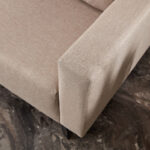 3 seater sofa-bed PWF-0592 fabric cream 230x90x74cm - Image 6