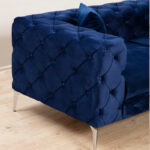 2 seater sofa PWF-0579 fabric blue 197x90x73cm - Слика 5