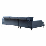 Corner sofa PWF-0575 right corner fabric blue 308/190x92cm - Слика 3