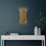 Wall lamp - sconce PWL-1209 E14 gold 18x8x40cm - Слика 2
