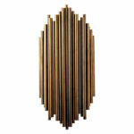 Wall lamp - sconce PWL-1209 E14 gold 18x8x40cm