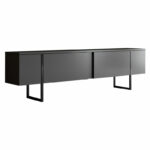 TV stand PWF-0626 anthracite-black color 180x30x50cm - Image 3