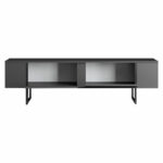 TV stand PWF-0626 anthracite-black color 180x30x50cm - Image 5