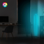 Floor lamp Esthetic  LED black 30x2x130cm - Слика 2
