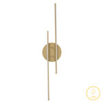 Wall light Expedition LED 16W golden 17x5x86cm