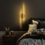 Wall light Expedition LED 16W golden 17x5x86cm - Image 4