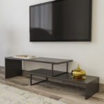 Tv stand Ferocity in colour anthracite 120x30x45cm - Слика 2