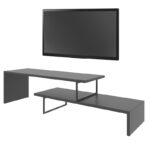 ТВ постоље Ferocity во антрацит боја 120x30x45 см